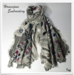 Homespun Embroidery #GRAY 01