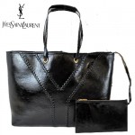 【送料無料】YVES SAINT LAURENT リバーシブルトートバッグ