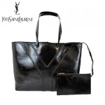 【送料無料】YVES SAINT LAURENT リバーシブルトートバッグS