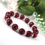 オリジナル【麗】★ルビージェイドブレスレット8ｍｍ【天然石ブレス通販】