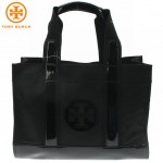 TORY BURCH NYLON TORY TOTE BLACK