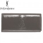 YSL イブサンローラン YSLロゴステッチ長財布