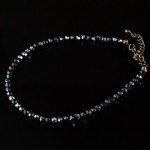 ★ブラックスピネル風ブレスレット★【アクセサリー販売】