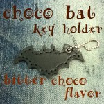 choco bat キーホルダー（ビターチョコフレーバー）