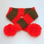犬用手編みマフラー（クリスマス）-Mサイズ 【Scubed】