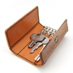key case04E 木と革のキーケース