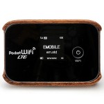 Pocket WiFi LTE GL04P木製ケースカバー