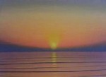 井出 昭 アクリル画「Sunrise」 SM号