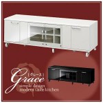 【送料無料】ハイグロス仕上げリビング収納【Grace】グレース 液晶テレビ台　150タイプ(40100564)【代引不可】