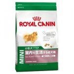 ドッグフード　ロイヤルカナン ミニインドア アダルト 800ｇ/2ｋｇ/4ｋｇ/8ｋｇ (8歳までの室内飼育の小型犬 成犬用)