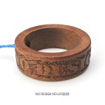 Ring Strap02 木製リングストラップ(刻印入り)