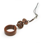 Ring Strap03 木製リングストラップ