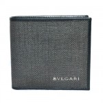 BVLGARI ブルガリ　ウィークエンド 型押し二つ折り財布　32581