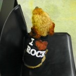 犬　Ｔシャツ【I Luv Rock】