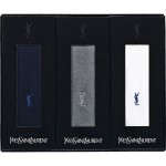 【YVES SAINT LAURENT】イヴ・サンローラン◇紳士カジュアルソックス 3足入り