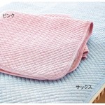 綿麻ポコポコ敷きパッド　シングルサイズ