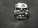 Knuckle skullring With tears ,geyeoldeye