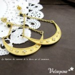 Velsepone(ベルセポーネ)クロワサンリュヌ(croissant　Lune)ピアス