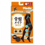 Piedo骨盤シリーズ　美腹80Dタイツ101ブラックM〜L PB13-1003　3セット