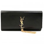 【送料無料】SAINT LAURENT クラシック モノグラム タッセル クラッチバッグ 326080 BOR0J BK