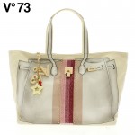 V73（ヴィー・セッタンタトレ） BANDES RAFIA BAG 147311 WHITE