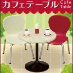 ミニチュア家具　カフェテーブルセット