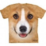 ビッグフェイス プリントTシャツ Corgi(コーギー)