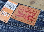 【 Levi's リーバイス　】　501　レギュラーストレート/ライトカラー/CONE MILLS 12.5oz