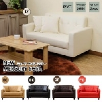 NEW　MERCURYソファ　PVC　BE/BK/BR/IV/RD【送料無料】