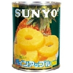 サンヨー堂　パインスライスラベル缶３号565g　