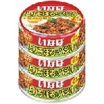 いなば食品 とりそぼろとバジル75gx3缶