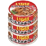 いなば食品 かつおおかかフレーク 75gx3缶