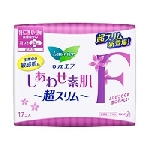 花王 ロリエ エフ しあわせ素肌 超スリム 特に多い昼用 羽つき ［17コ入］