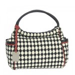 ドット模様とレッドのラインが綺麗です☆ Furla RENNY M SHOPPER トートバック