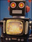 ブリキのロボット（日本製）　テレビロボット