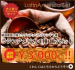 大人気!!「ラテンアメリカセット」豪華4種セット!!1㎏送料無料3000円!!