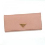Prada_ プラダの長財布SAFFIANO METAL ORO 機能的でスッキリデザインが魅力の長財布